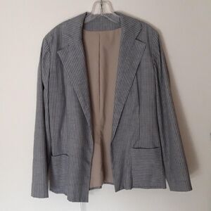 Blue and Tan Blazer